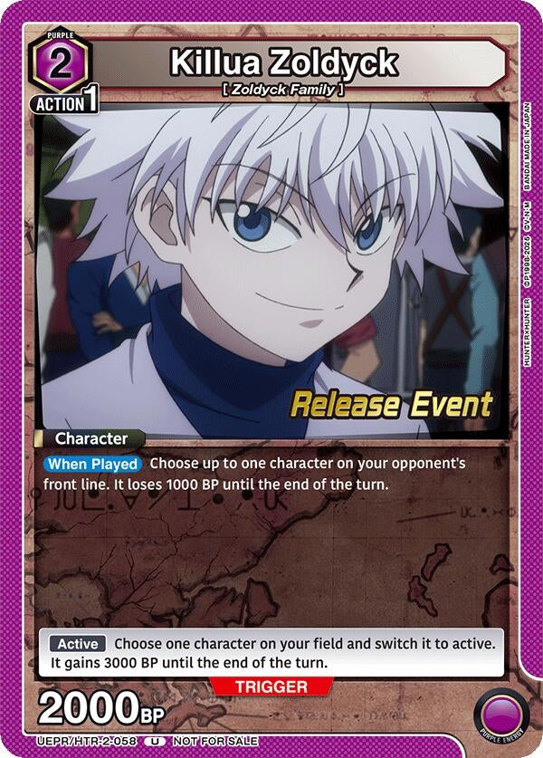 Image for Killua Zoldyck (058) (UEX04BT_RE) (UEPR/HTR-2-058) - Union Arena