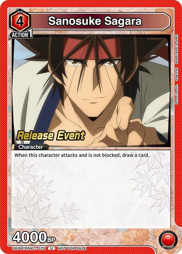 Image for Sanosuke Sagara (075) (UE11BT_RE) (UEPR/RNK-1-075) - Union Arena