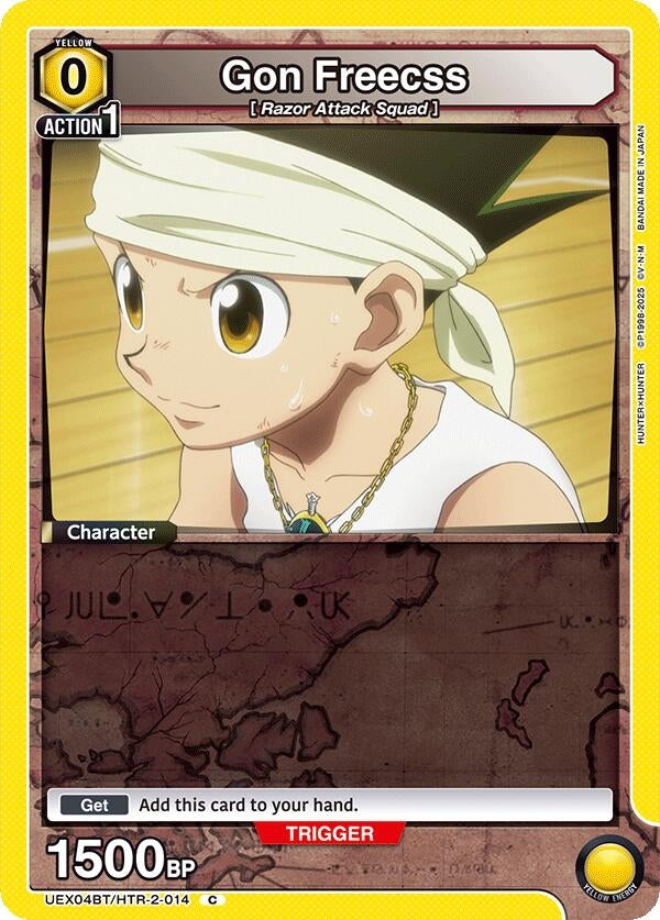 Image for Gon Freecss (014) (Box Topper Foil) (UEX04BT) (UEX04BT/HTR-2-014) - Union Arena