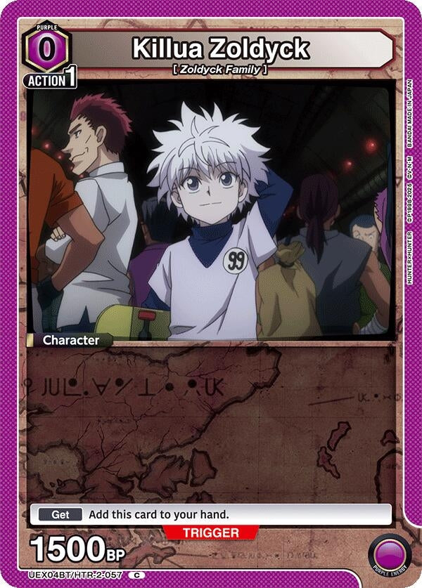 Image for Killua Zoldyck (057) (Box Topper Foil) (UEX04BT) (UEX04BT/HTR-2-057) - Union Arena