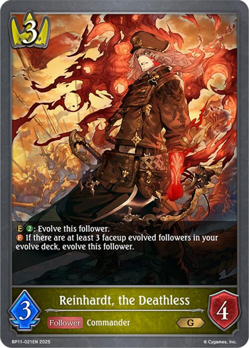 Reinhardt, the Deathless (BP11-021EN) [Bullet of Fate]