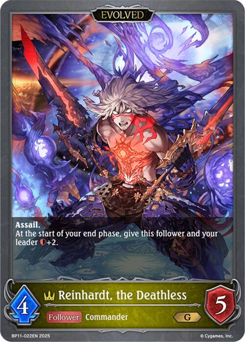 Reinhardt, the Deathless (Evolved) (BP11-022EN) [Bullet of Fate]