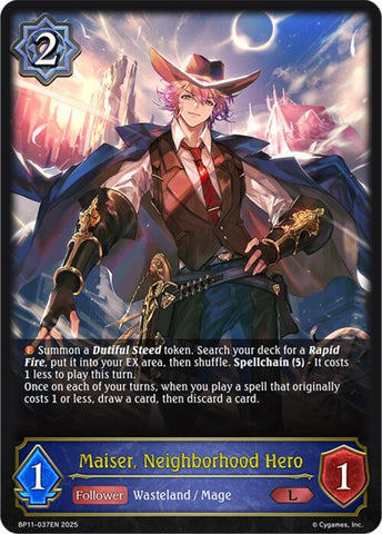 Maiser, Neighborhood Hero (BP11-037EN) [Bullet of Fate]