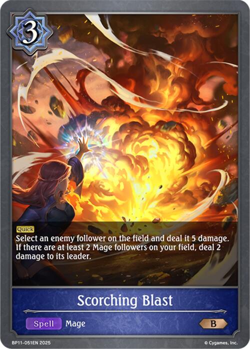 Scorching Blast (BP11-051EN) [Bullet of Fate]