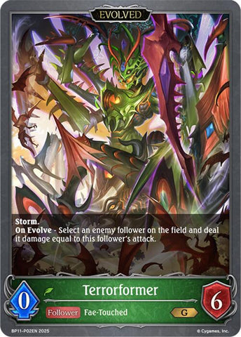 Terrorformer (Evolved) - P02 (Foil) (BP11-P02EN) [Bullet of Fate]