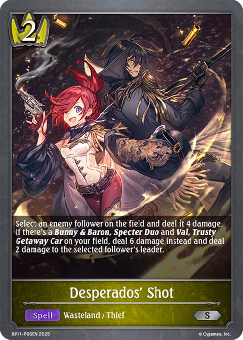 Desperados' Shot - P06 (Foil) (BP11-P06EN) [Bullet of Fate]