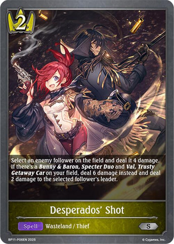 Desperados' Shot - P06 (Foil) (BP11-P06EN) [Bullet of Fate]