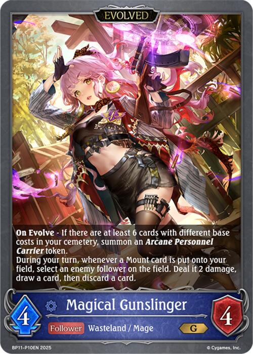 Magical Gunslinger (Evolved) - P10 (Foil) (BP11-P10EN) [Bullet of Fate]