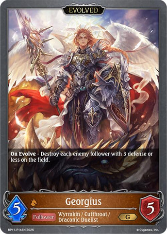 Georgius (Evolved) - P14 (Foil) (BP11-P14EN) [Bullet of Fate]
