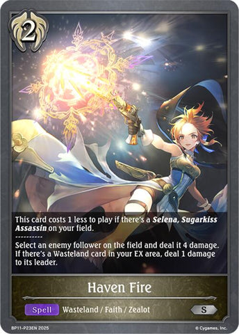 Haven Fire - P23 (Foil) (BP11-P23EN) [Bullet of Fate]