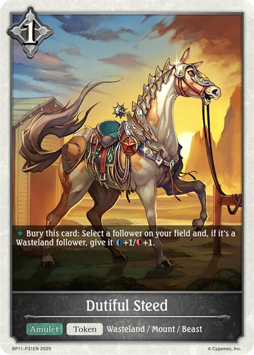 Dutiful Steed - P31 (Foil) (BP11-P31EN) [Bullet of Fate]