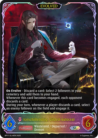 Iceschillendrig, Gilded Autocrat (Evolved) (BP11-SL14EN) [Bullet of Fate]