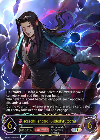 Iceschillendrig, Gilded Autocrat (Evolved) (BP11-U05EN) [Bullet of Fate]