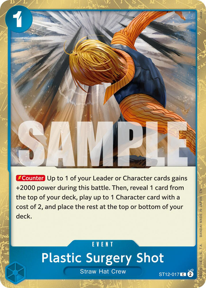 Plastic Surgery Shot (ST12-017) (Pirate Foil) [Premium Booster -The Best- Vol. 2]