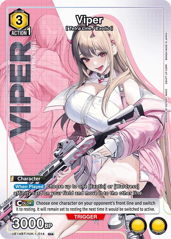 Image for Viper (014) (U*) (UE14BT) (UE14BT/NIK-1-014) - Union Arena