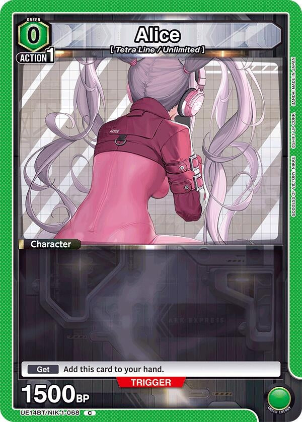 Image for Alice (068) (Box Topper Foil) (UE14BT) (UE14BT/NIK-1-068) - Union Arena