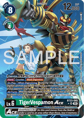 TigerVespamon ACE [BT23-045] (Alternate Art) [Hackers' Slumber]