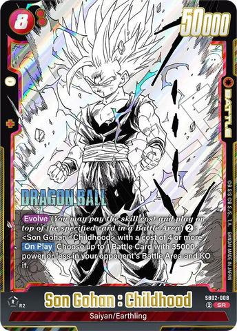 Son Gohan : Childhood (SB02-008) [Manga Booster 02]