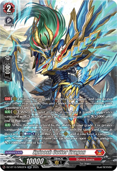 Sploosh Cutter Dragon (SR) (DZ-BT10/SR02EN) [Dragonsoul Resonance]