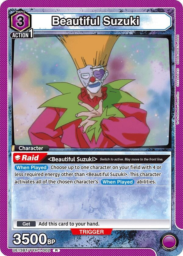 Image for Beautiful Suzuki (002) (UE13BT) (UE13BT/YYH-1-002) - Union Arena