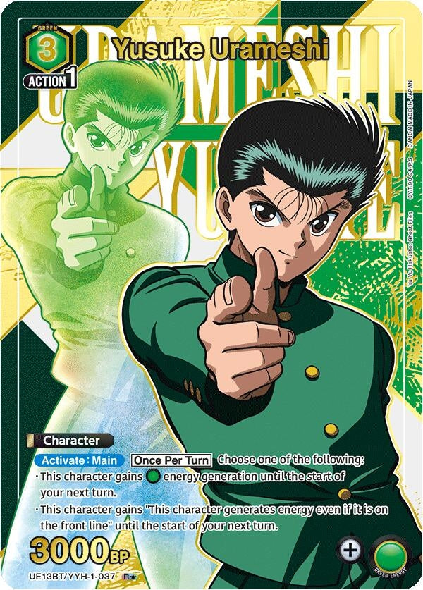 Image for Yusuke Urameshi (037) (R*) (UE13BT) (UE13BT/YYH-1-037) - Union Arena