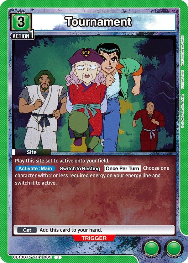 Image for Tournament (UE13BT) (UE13BT/YYH-1-063) - Union Arena