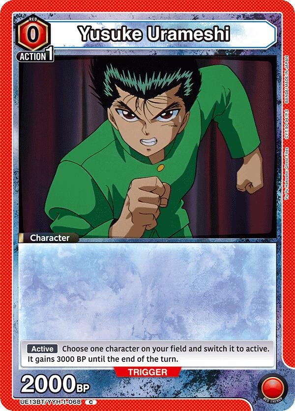Image for Yusuke Urameshi (068) (UE13BT) (UE13BT/YYH-1-068) - Union Arena