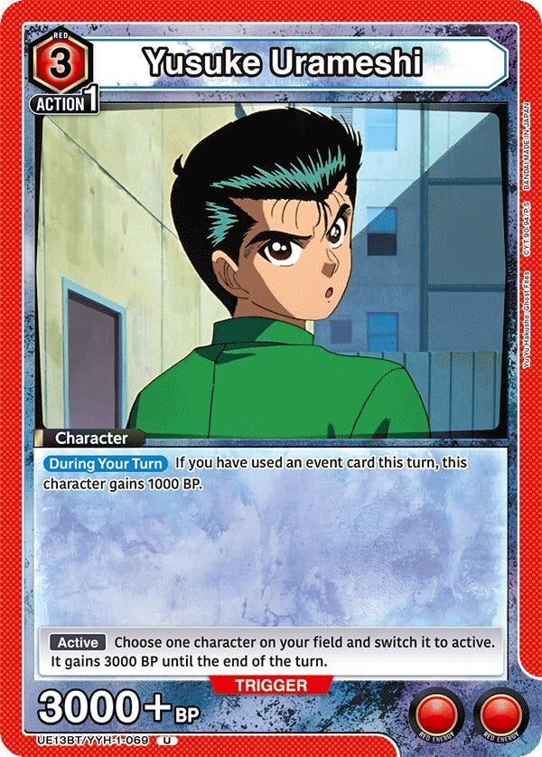 Image for Yusuke Urameshi (069) (UE13BT) (UE13BT/YYH-1-069) - Union Arena