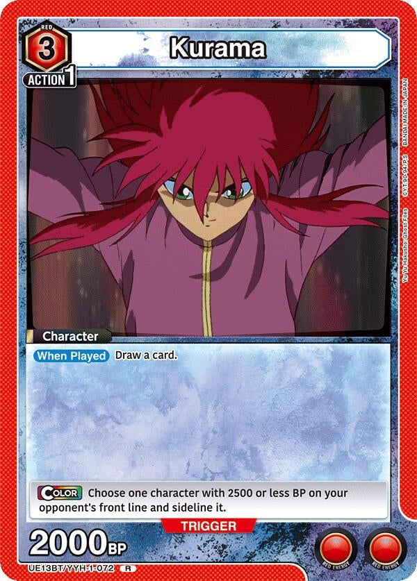 Image for Kurama (072) (UE13BT) (UE13BT/YYH-1-072) - Union Arena