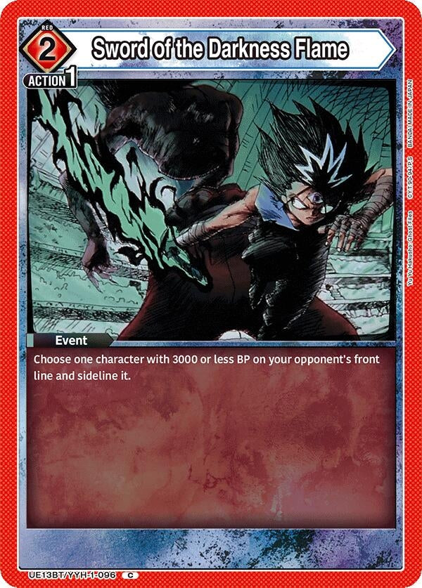 Image for Sword of the Darkness Flame (UE13BT) (UE13BT/YYH-1-096) - Union Arena