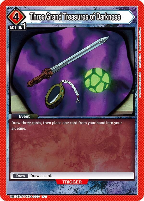 Image for Three Grand Treasures of Darkness (UE13BT) (UE13BT/YYH-1-099) - Union Arena
