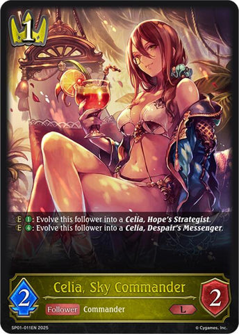 Celia, Sky Commander (SP01-011EN) [Seaside Memories]