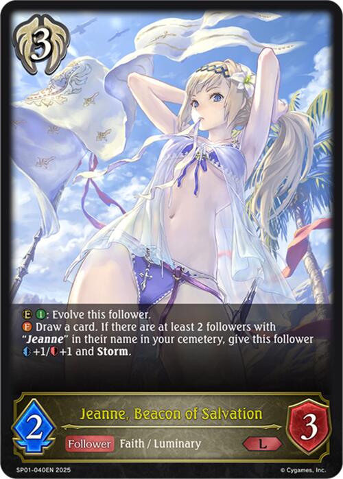 Jeanne, Beacon of Salvation (SP01-040EN) [Seaside Memories]