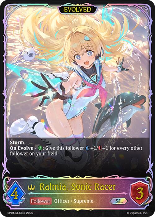 Ralmia, Sonic Racer (Evolved) (SL) (SP01-SL13EN) [Seaside Memories]