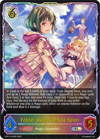 Falise, Innocent Sea Spray (SL) (SP01-SL19EN) [Seaside Memories]