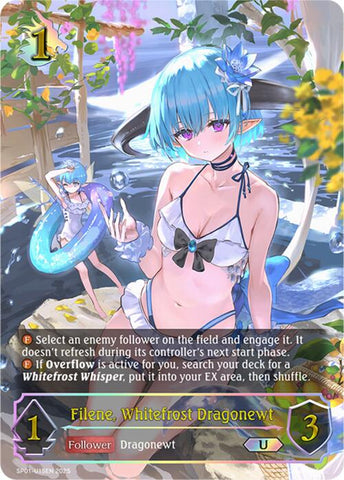 Filene, Whitefrost Dragonewt (U) (SP01-U15EN) [Seaside Memories]