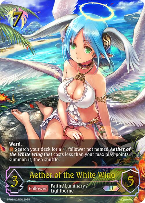 Aether of the White Wing (U) (SP01-U27EN) [Seaside Memories]