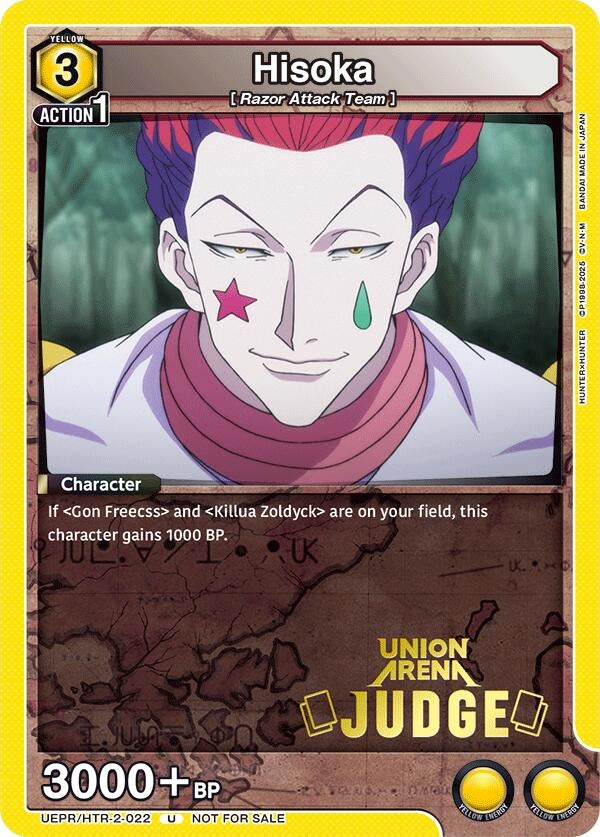 Image for Hisoka (022) (Judge Pack) (UEPR) (UEPR/HTR-2-022) - Union Arena