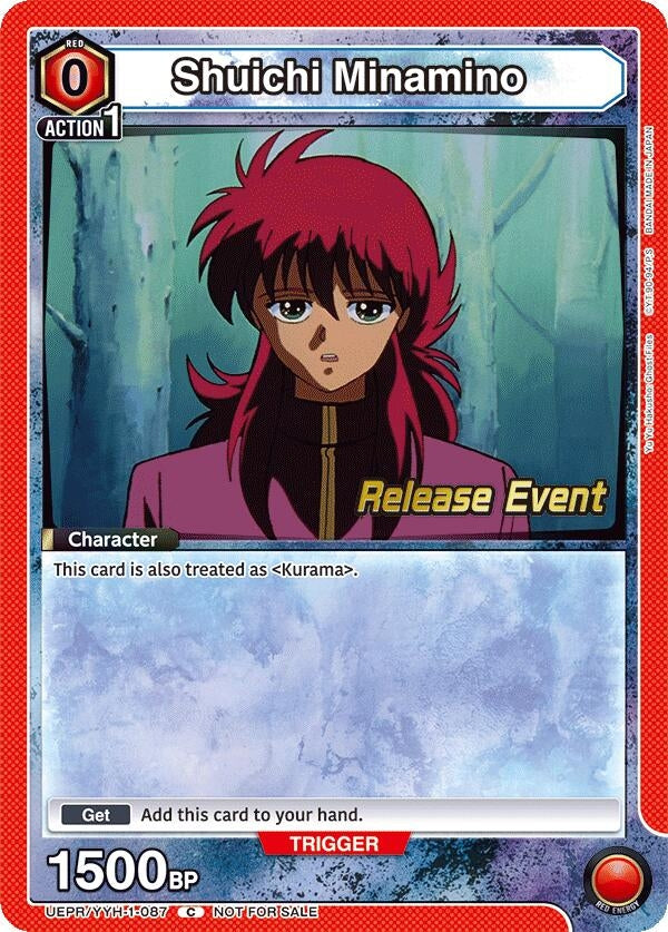Image for Shuichi Minamino (UE13BT_RE) (UEPR/YYH-1-087) - Union Arena