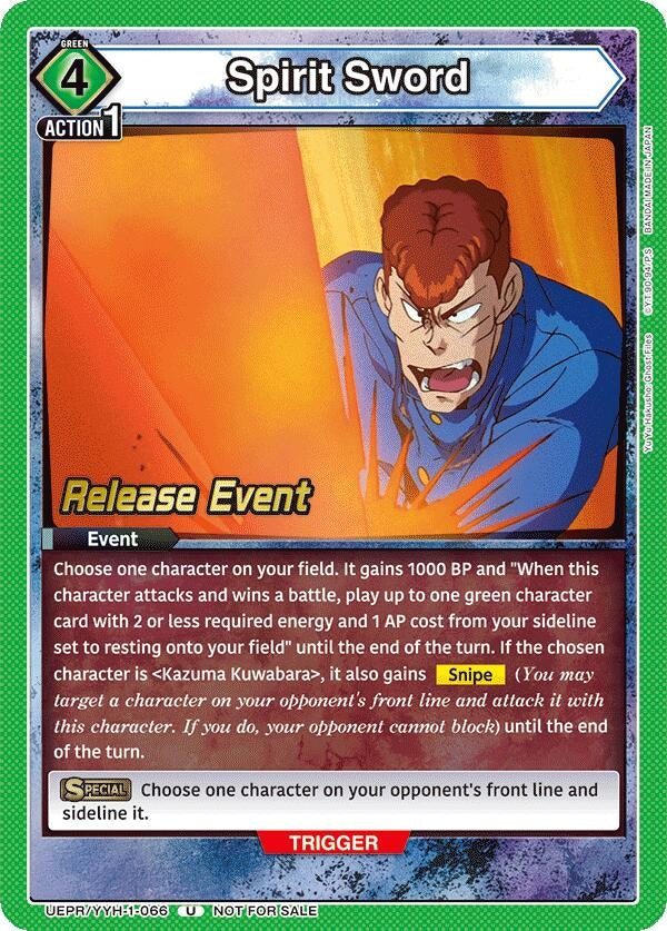 Image for Spirit Sword (UE13BT_RE) (UEPR/YYH-1-066) - Union Arena