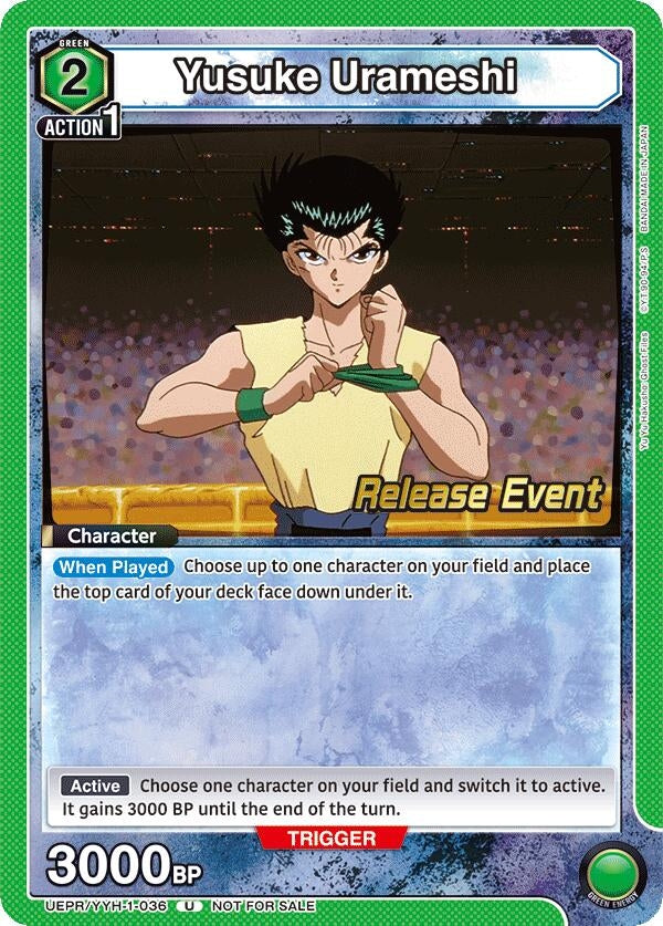 Image for Yusuke Urameshi (036) (UE13BT_RE) (UEPR/YYH-1-036) - Union Arena