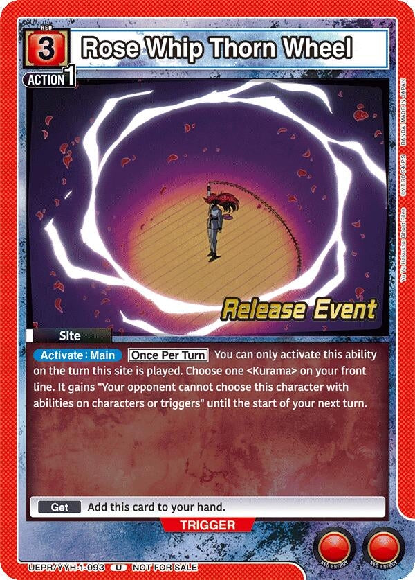 Image for Rose Whip Thorn Wheel (UE13BT_RE) (UEPR/YYH-1-093) - Union Arena