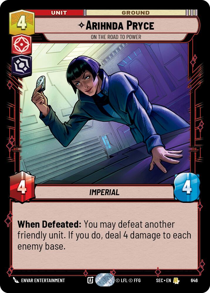 Arihnda Pryce - On the Road to Power (Foil) (646) (646) [Secrets of Power]