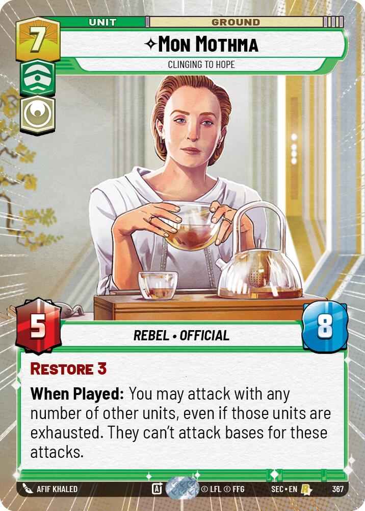 Mon Mothma - Clinging to Hope (Hyperspace) (367) (367) [Secrets of Power]