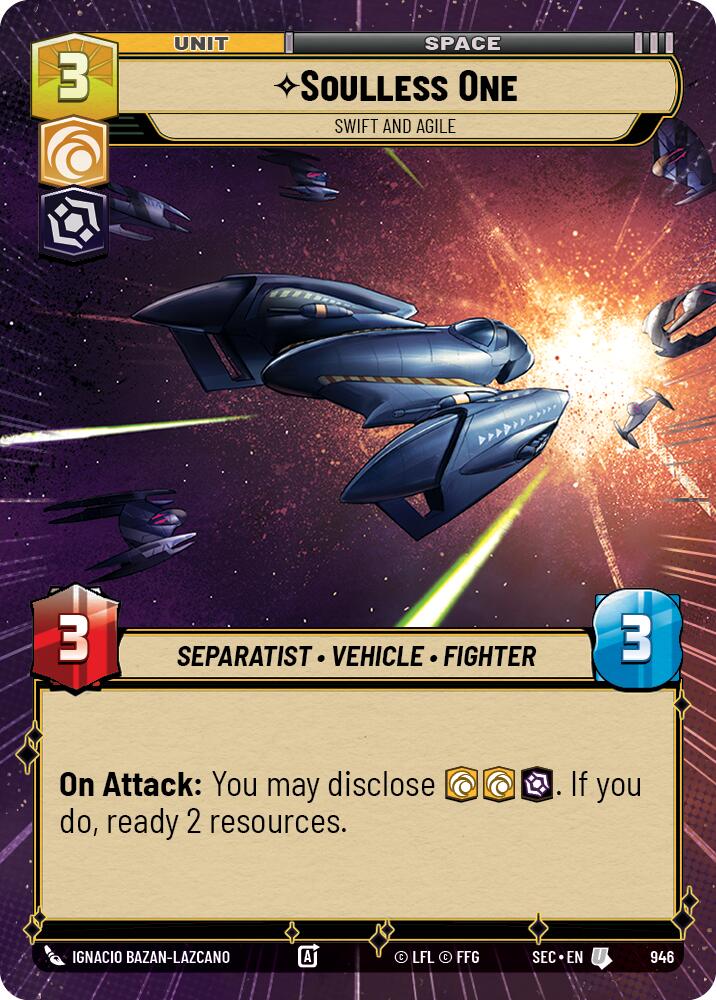 Soulless One - Swift and Agile (Hyperspace Foil) (946) (946) [Secrets of Power]