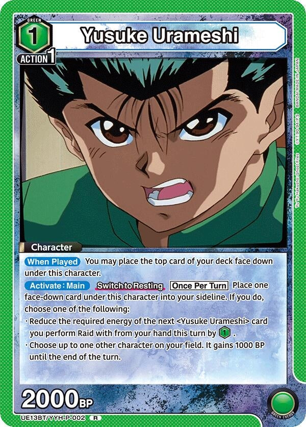Image for Yusuke Urameshi (002) (UE13BT) (UE13BT/YYH-P-002) - Union Arena