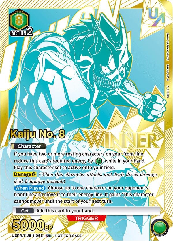 Image for Kaiju No. 8 (055) (Winner) (UEPR) (UEPR/KJ8-1-055) - Union Arena