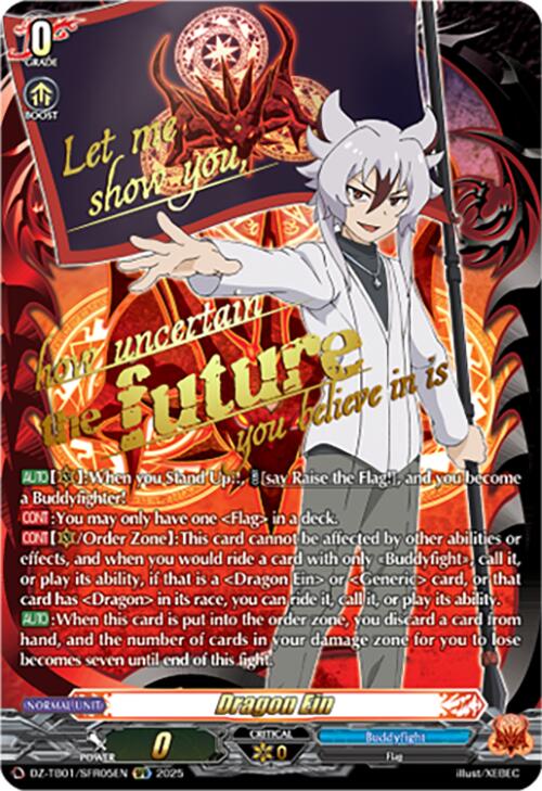 Dragon Ein (DZ-TB01/SFR05EN) (DZ-TB01/SFR05EN) [Future Card Buddyfight]