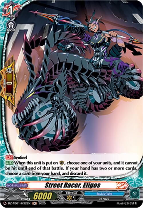 Street Racer, Eligos (DZ-TB01/H32EN) (DZ-TB01/H32EN) [Future Card Buddyfight]