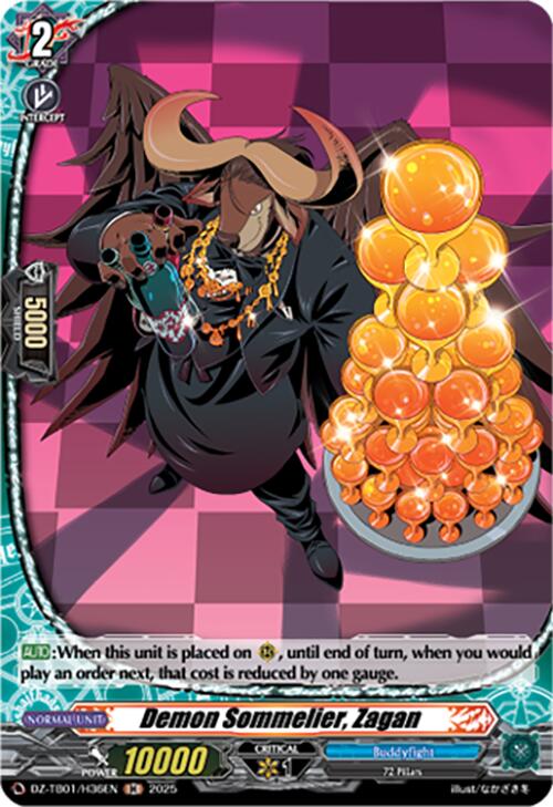 Demon Sommelier, Zagan (DZ-TB01/H36EN) (DZ-TB01/H36EN) [Future Card Buddyfight]